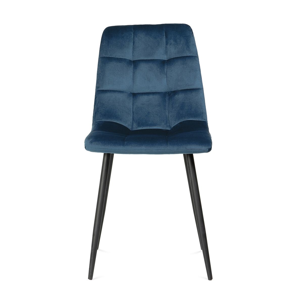Krēsls GOYA velūrs tumši zils 44x54x88 cm