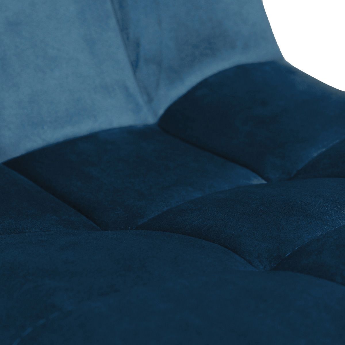 Krēsls GOYA velūrs tumši zils 44x54x88 cm