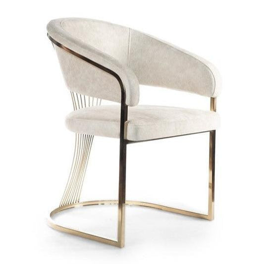 Krēsls ML 61/63/86 krēms/zelts