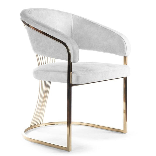 Krēsls ML 61/63/86 pelēks/zelts