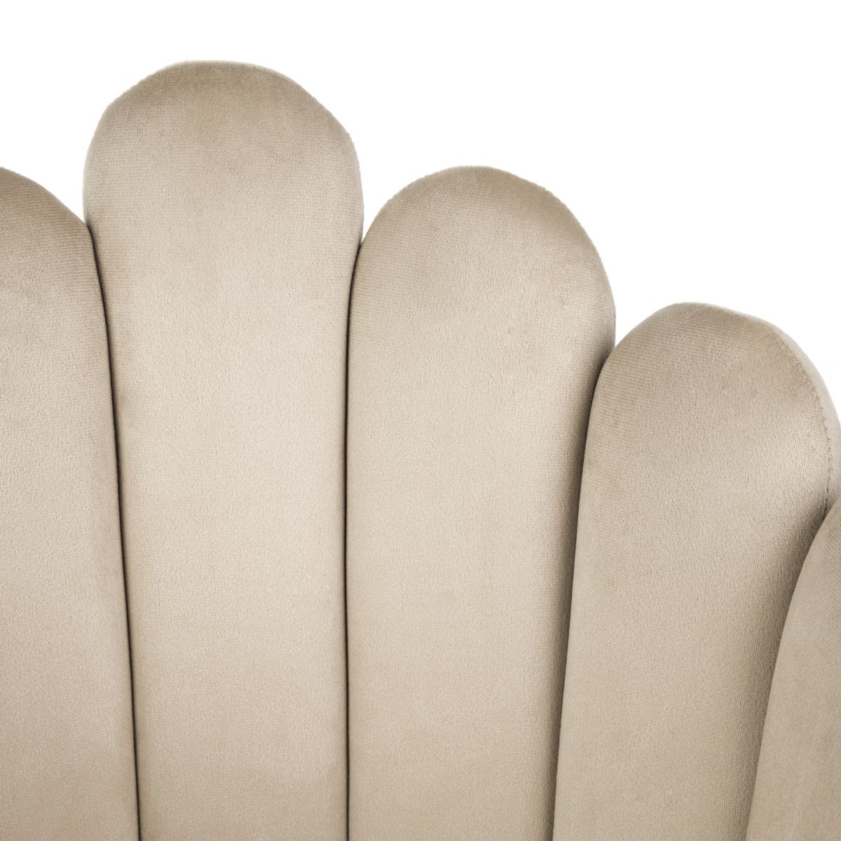 LANA bēšs samta krēsls 56x55x83 cm