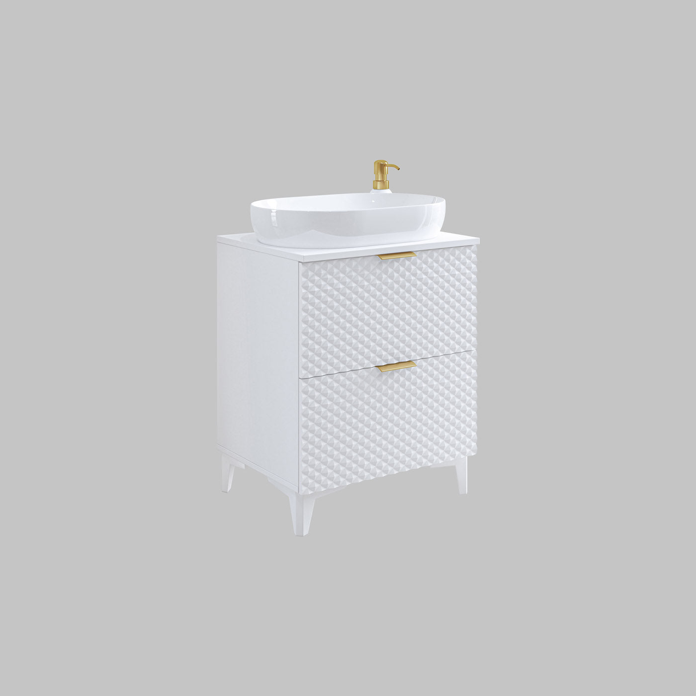 Skapis Lors 60/49/63 cm balts - N1 Home