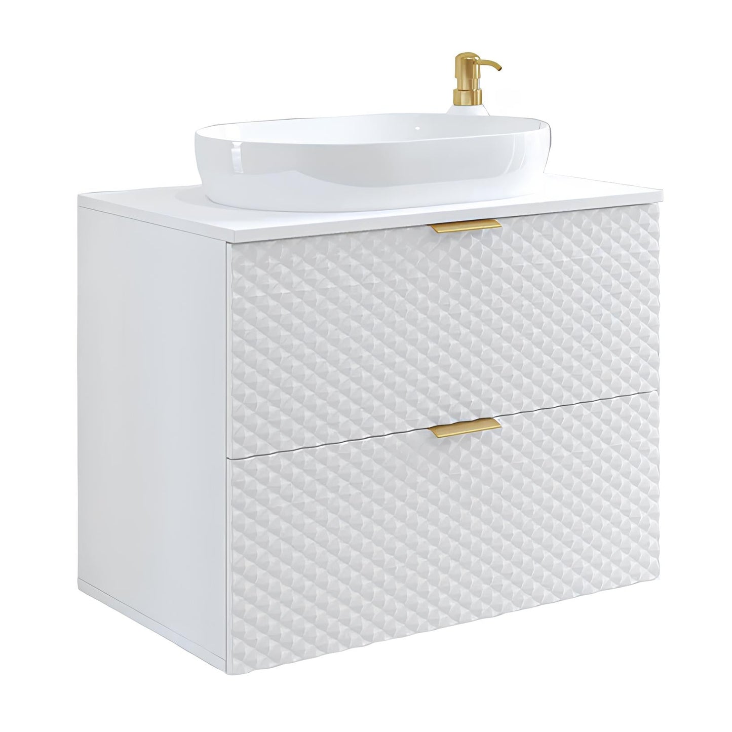 Skapis Lors 80/49/63 cm balts - N1 Home