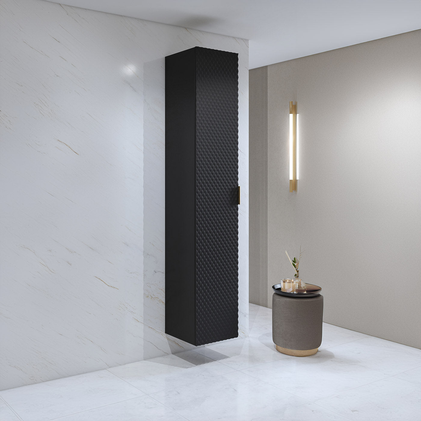 Skapis Lors 35/186/35 cm melns - N1 Home