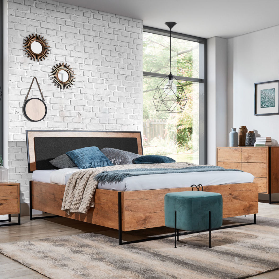 Gulta bez konteinera LOK 140/160/180 x 200 cm - N1 Home