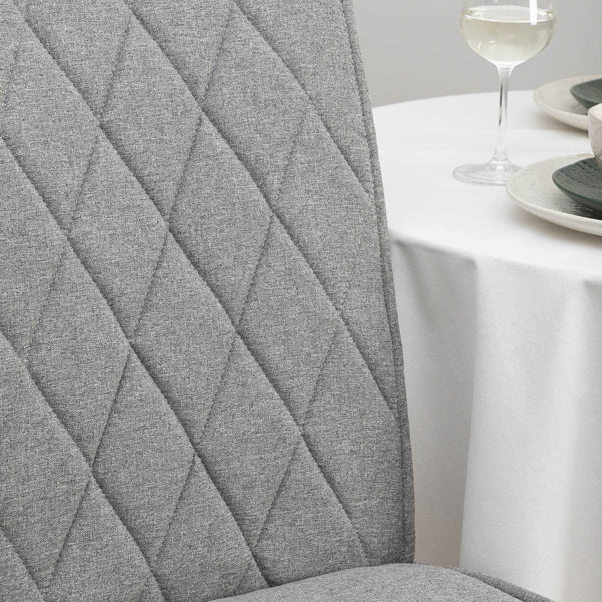 LOEN krēsls pelēks masīvkoka/melna kāja