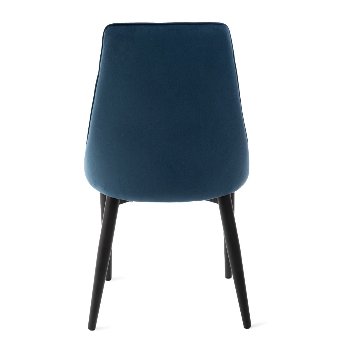 LOUIS RIBBON zils samta krēsls 44x59x88 cm