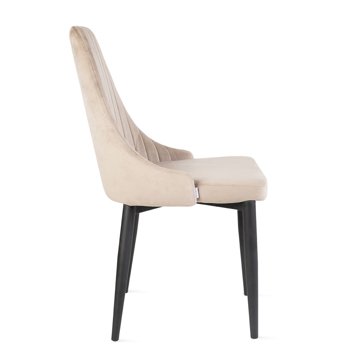 LOUIS velūra bēšs krēsls 45x45x90 cm