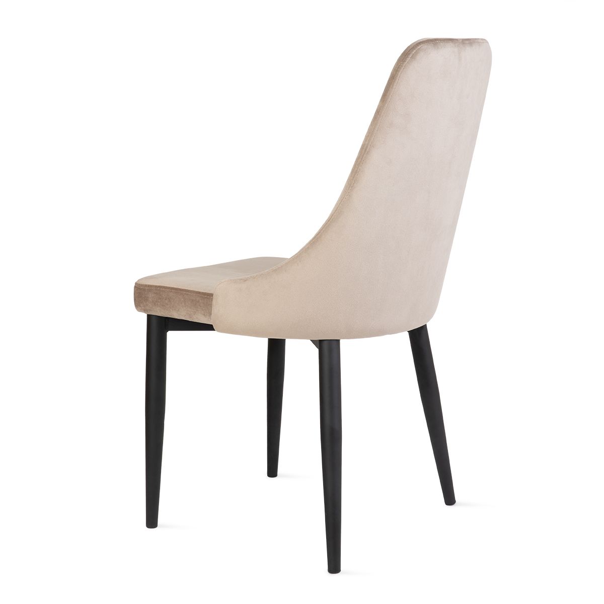 LOUIS velūra bēšs krēsls 45x45x90 cm