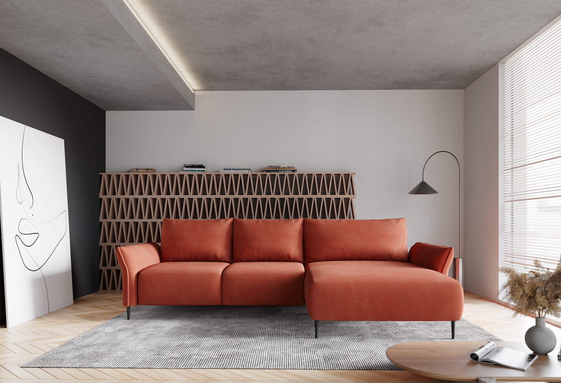 Dīvāns LIBE 255/164/103 cm - N1 Home