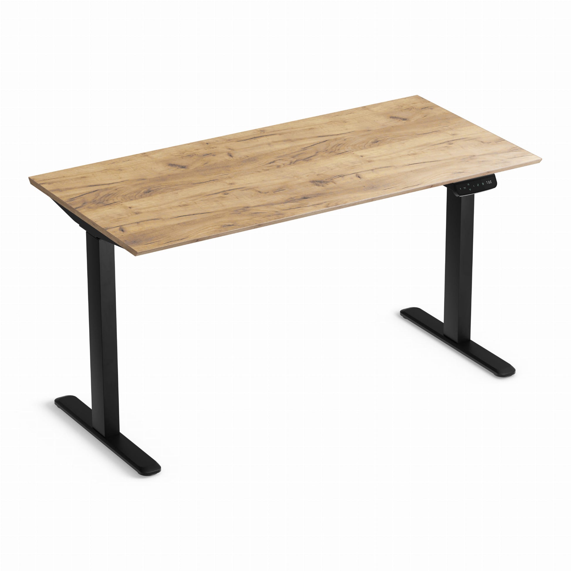 Biroja galds Conti Pro 60/140 cm melns/Kraft ozols - N1 Home