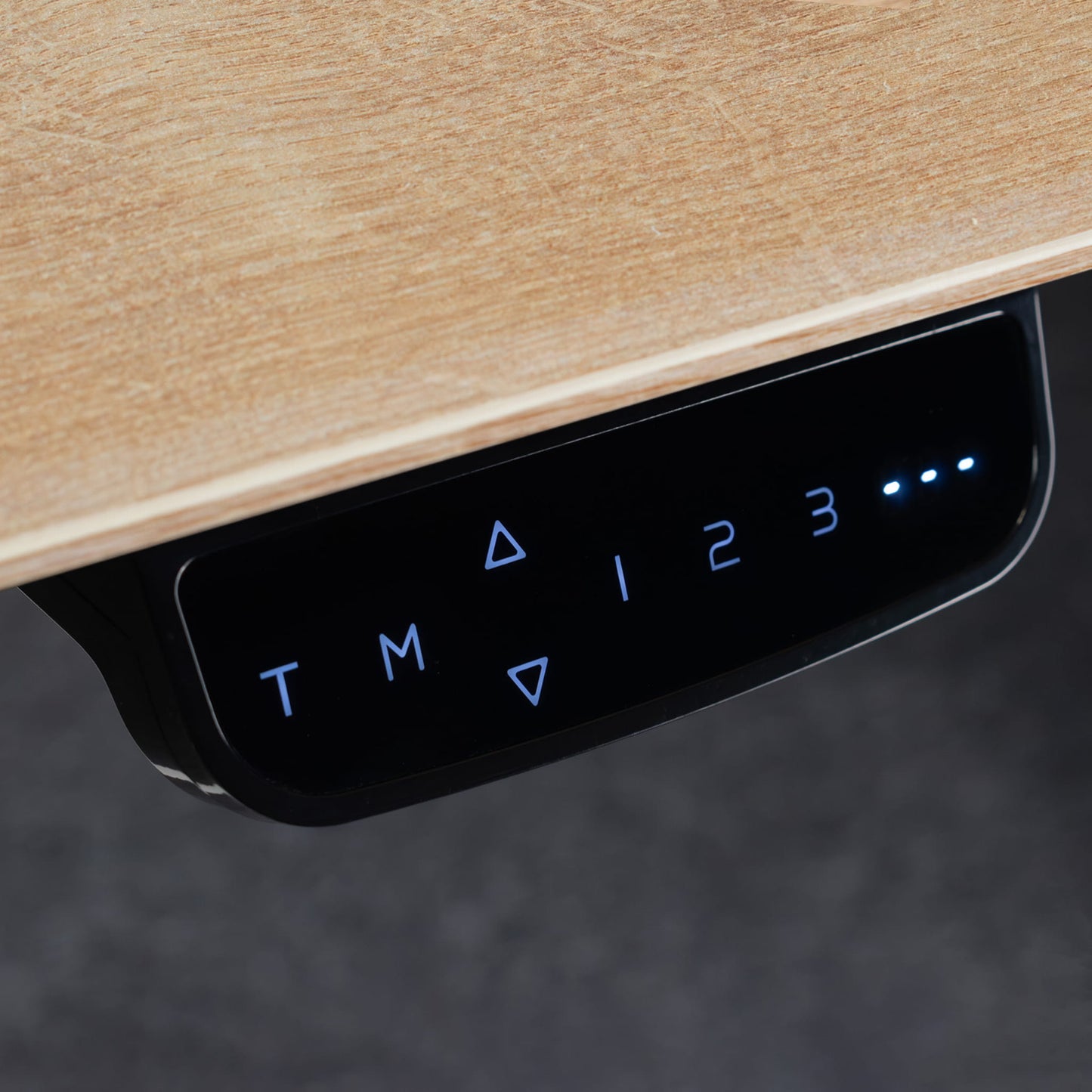 Biroja galds Conti Pro 60/140 cm balts/Hamilton ozols - N1 Home