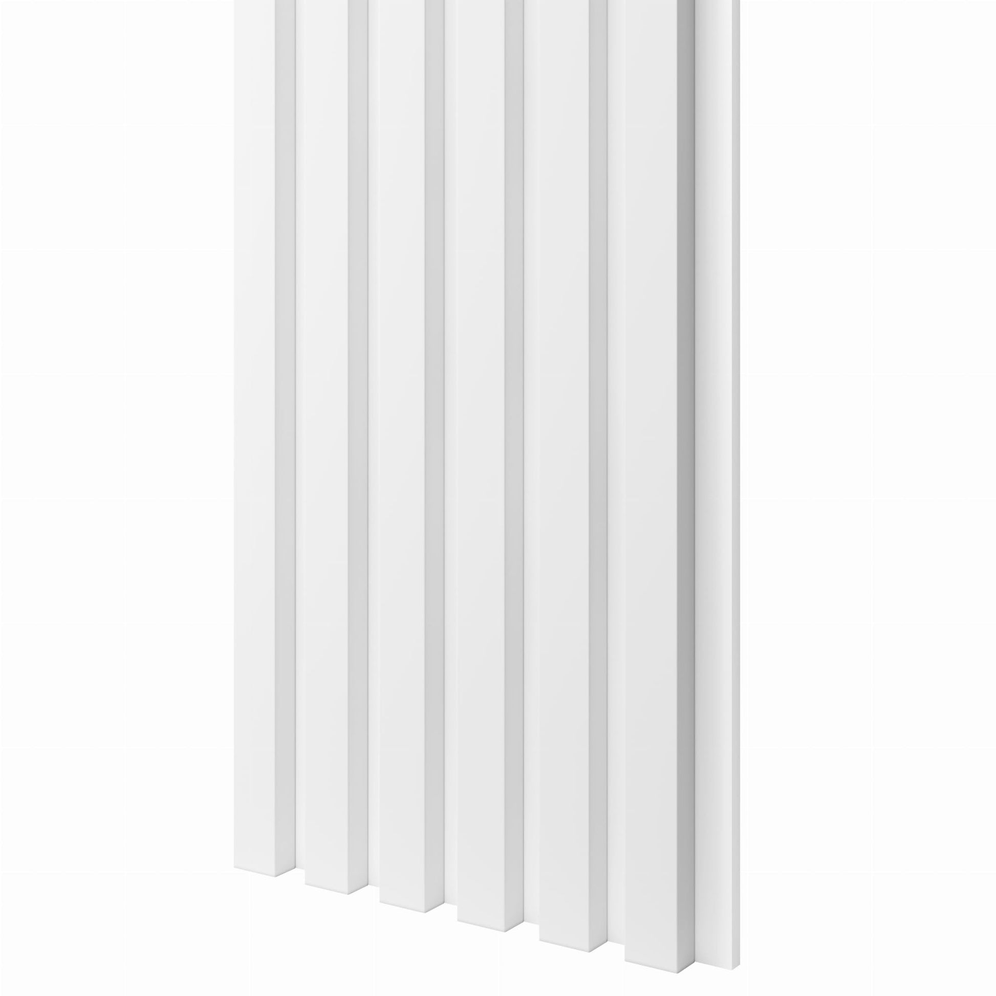 Lamele slim uz balta MDF plātnes balts 300x24x2750 mm - N1 Home