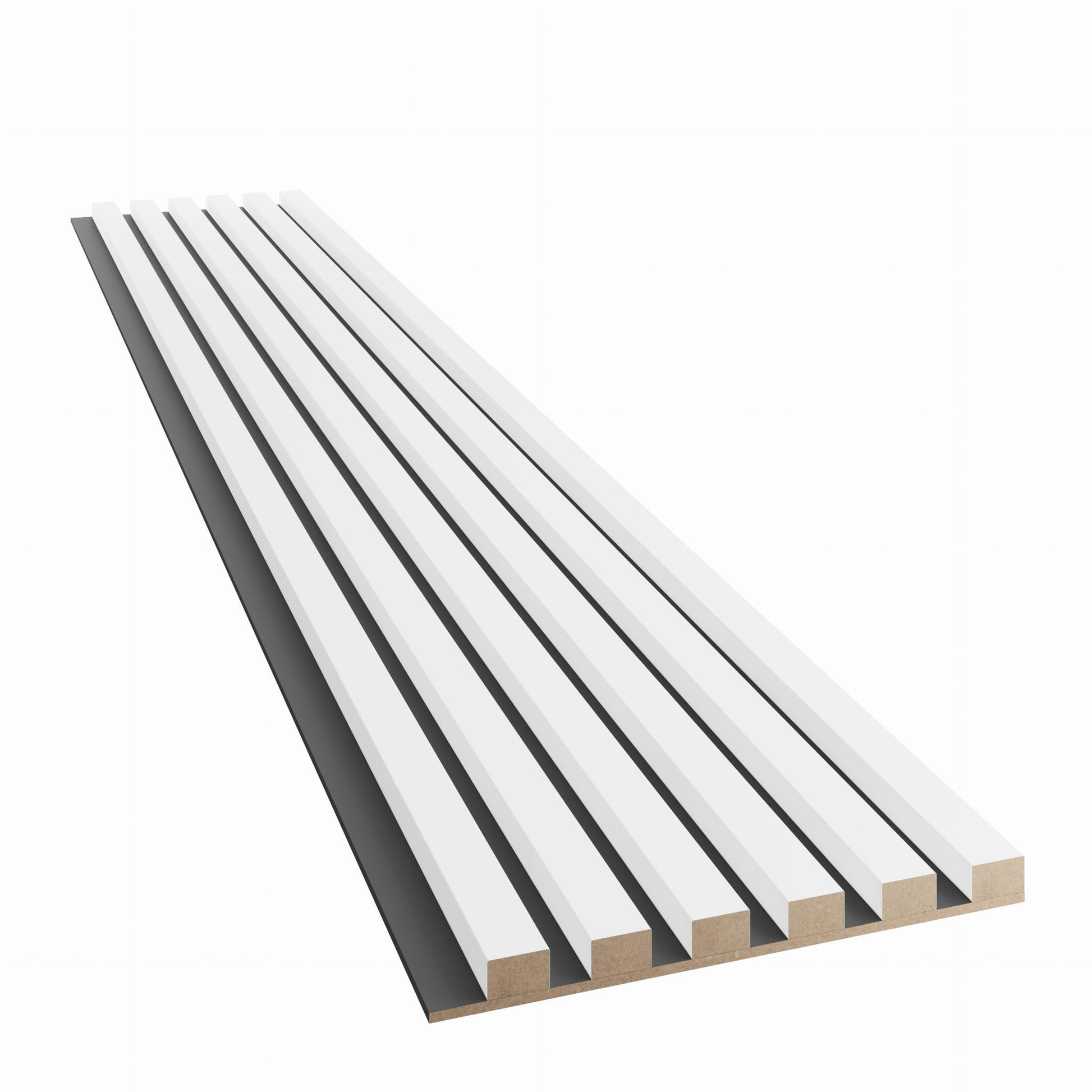 Lamele slim uz melna MDF plātnes 300x24x2750 mm - N1 Home