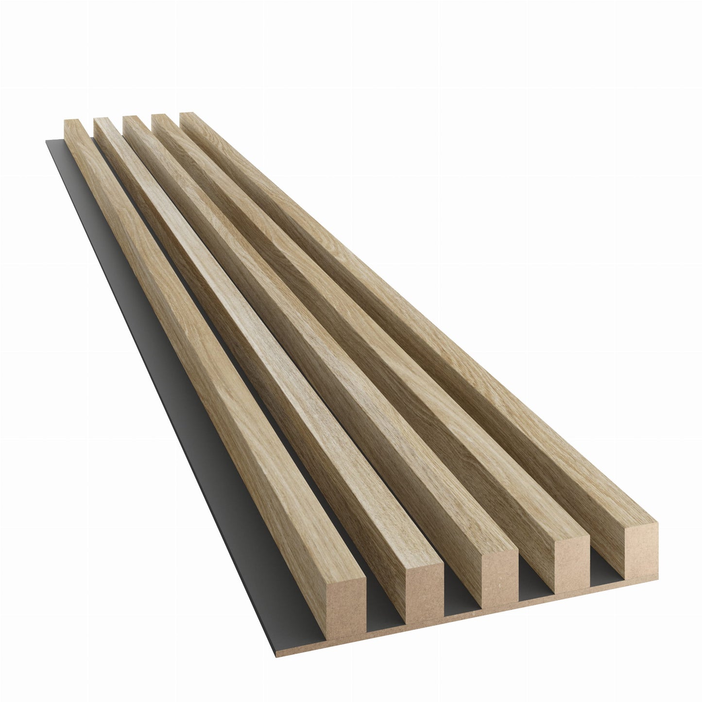 Lameles uz melnas MDF plātnes 300x46x2750 mm amerikāņu ozols - N1 Home