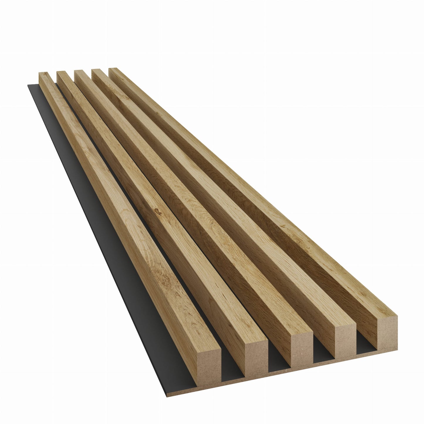 Lameles uz melnas MDF plātnes 300x46x2750 mm votan ozols - N1 Home