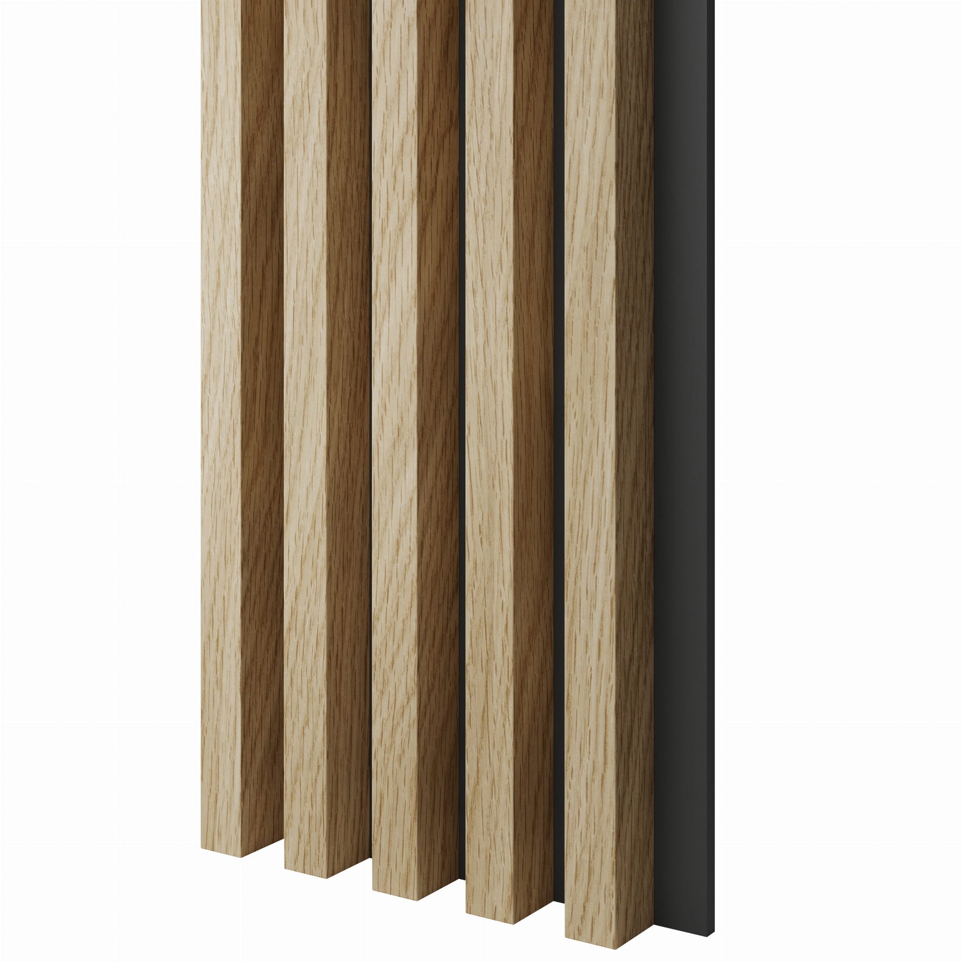 Lameles uz melnas MDF plātnes 300x46x2750 mm eiropas ozols - N1 Home