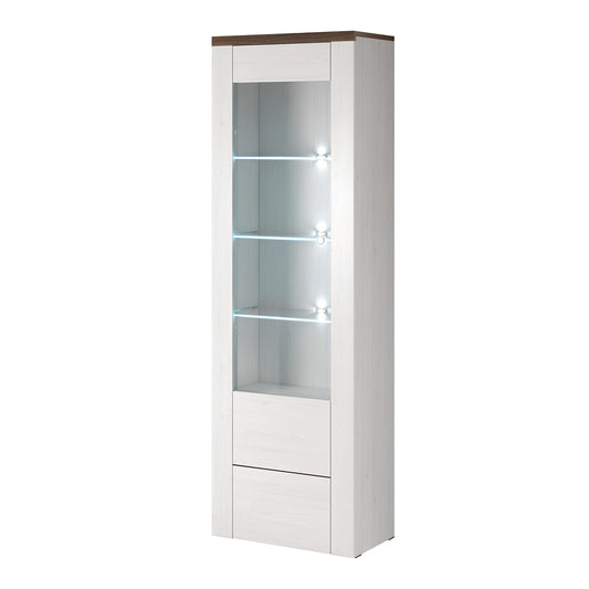 Skapis Laroš 65/206/37 cm sonoma trifele/Sibiu lapegle - N1 Home