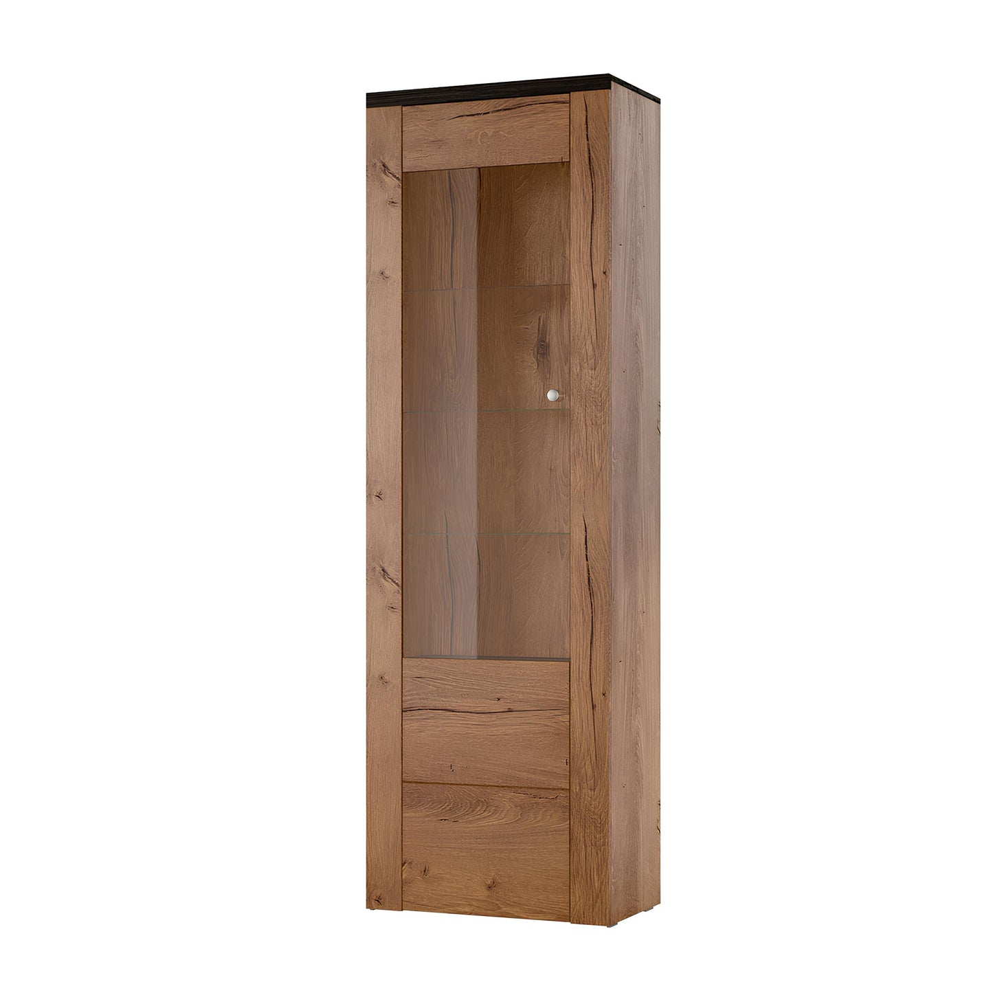 Skapis Laroš 65/206/37 cm Lefkas ozols/pieskārienkoks