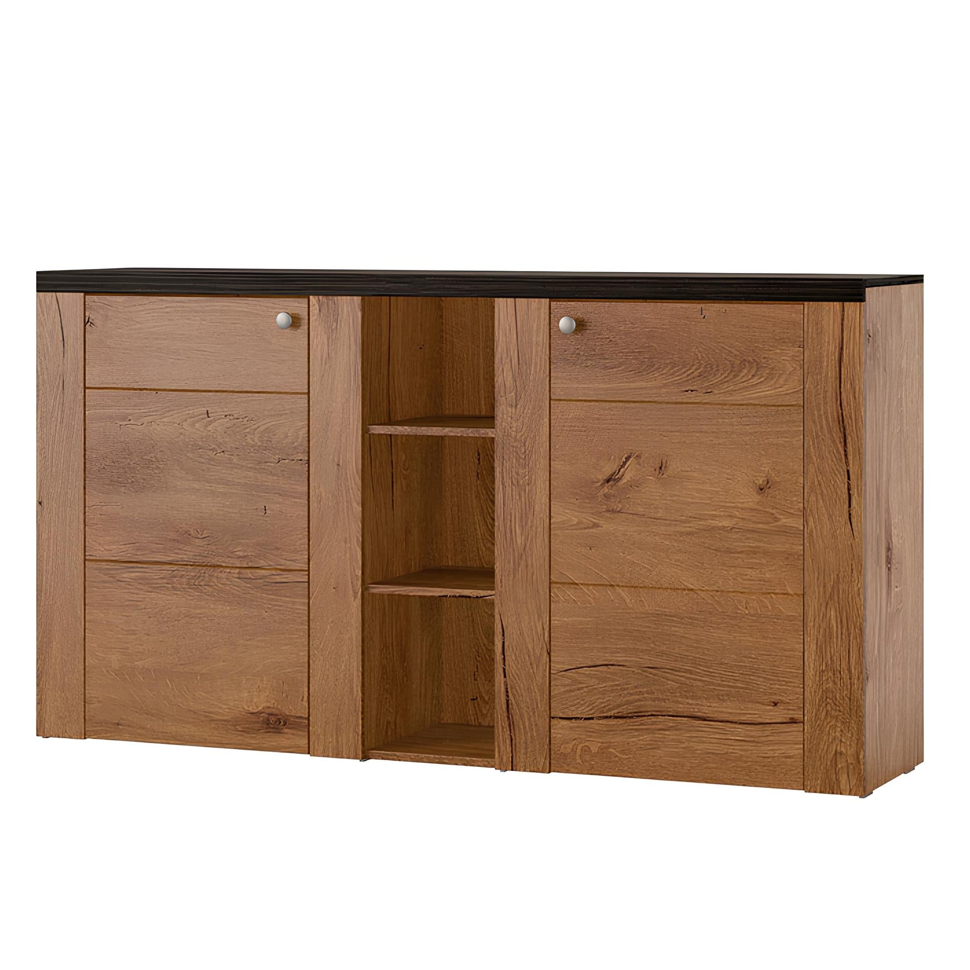 Kumode Laroš 155/85/37 cm Lefkas ozols/pieskārienkoks - N1 Home