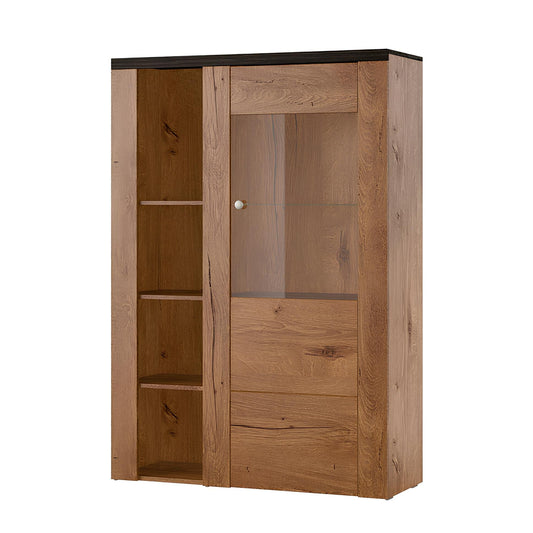 Skapis Laroš 100/37/145 cm Lefkas ozols/pieskārienkoks - N1 Home