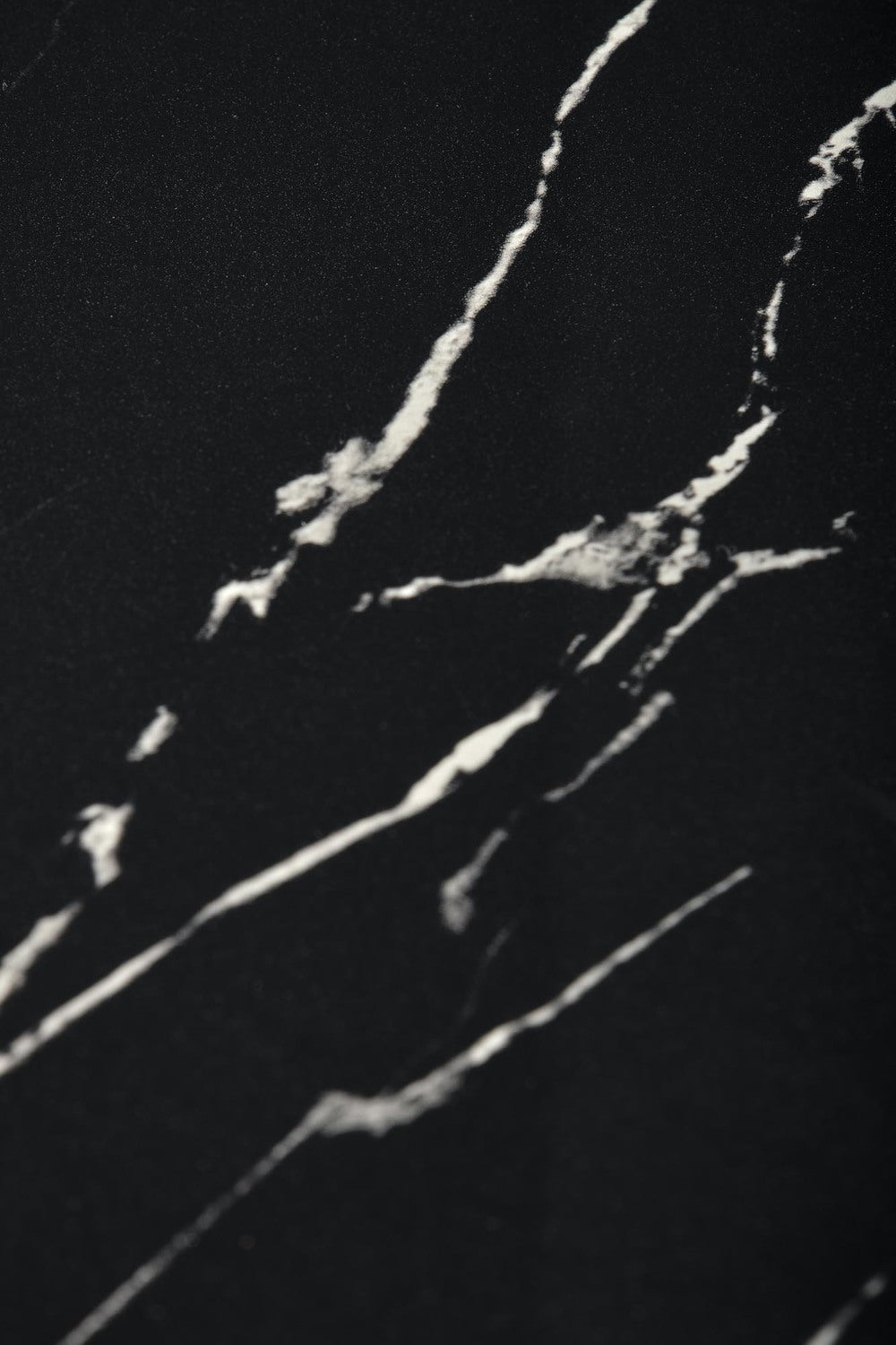 ML apaļais galds, melns marmbras / melns / zelts