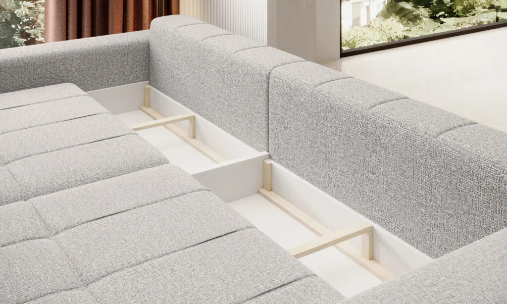 Dīvāns Mots 278/83/130 cm pelēks - N1 Home