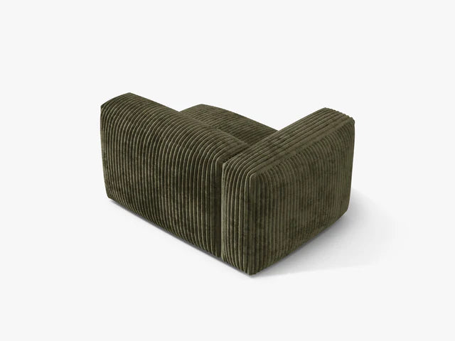 Modulārs dīvāns Martina Micadoni 106/75/120 cm Corduroy (Til37) / Moss green