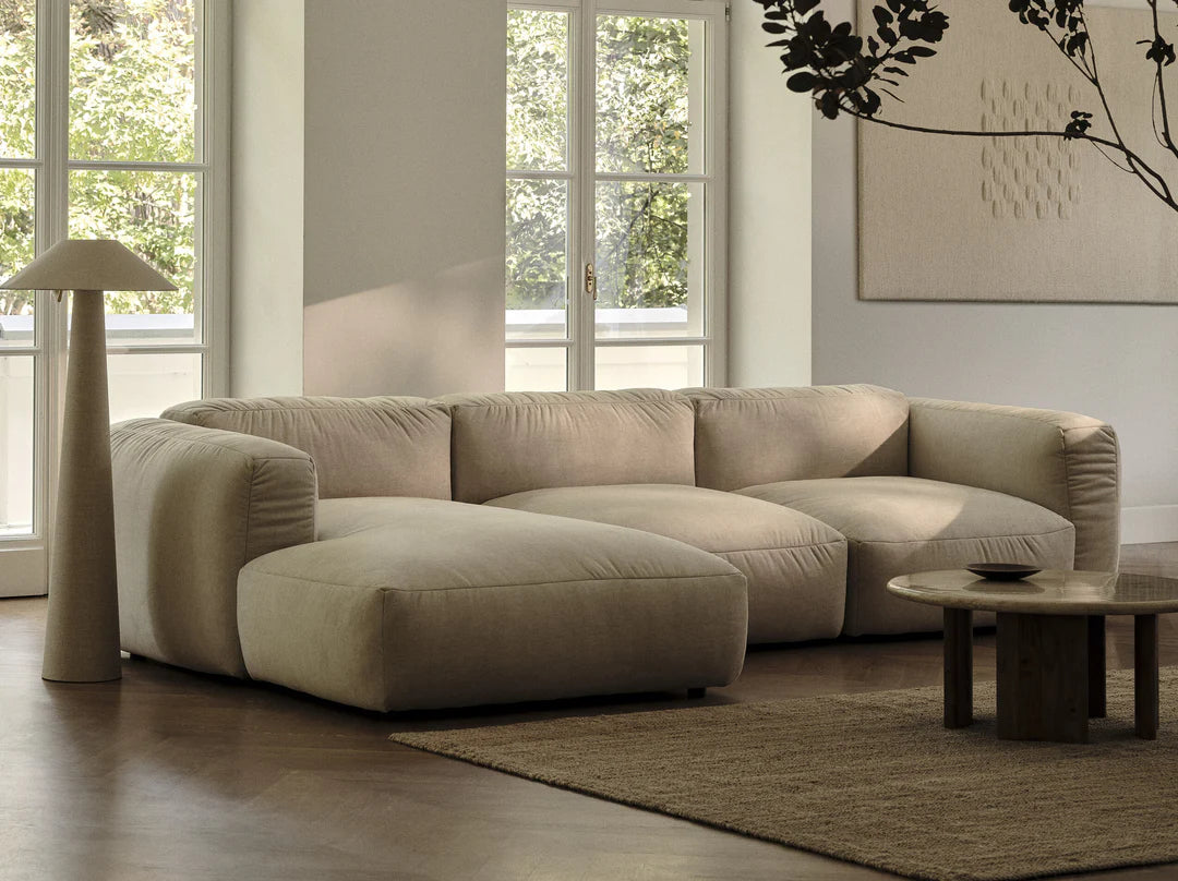 Modulārs dīvāns Martina Micadoni 106/75/132 cm Moncap Cappuccino