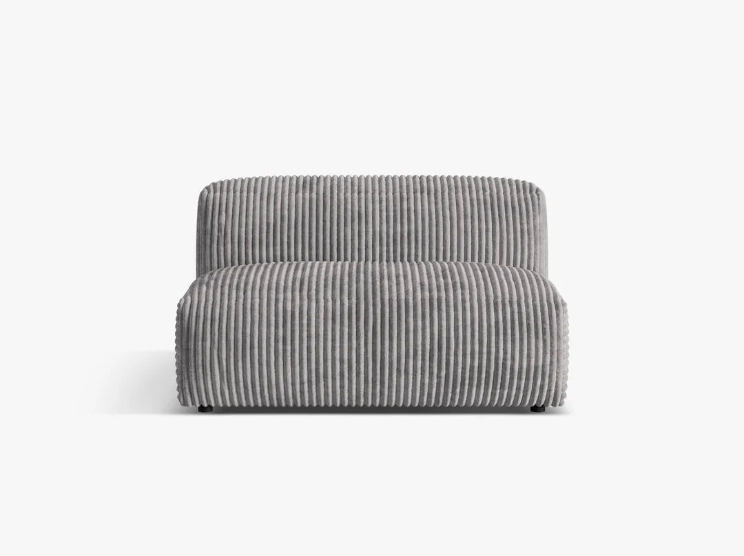 Modulārs dīvāns Martina Micadoni 106/75/132 cm Corduroy (Til86) Light grey