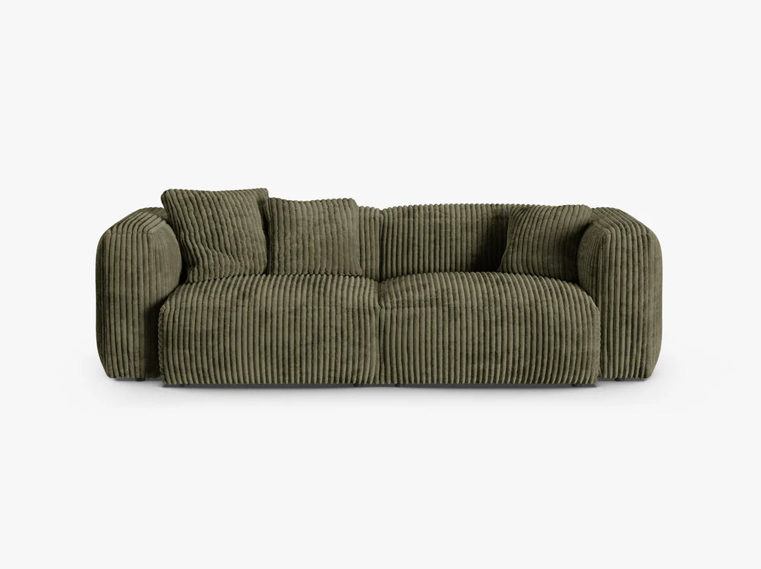 Dīvāns Martina Micadoni 106/90/240 cm Corduroy (Til37) Moss green