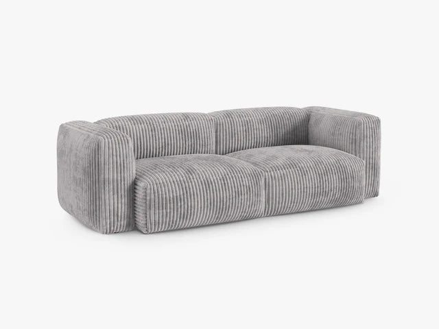 Dīvāns Martina Micadoni 106/90/240 cm Corduroy (Til86) Light grey
