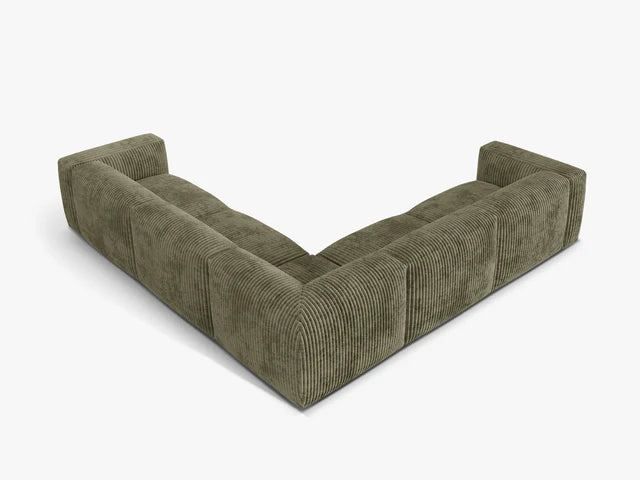 Dīvāns Martina Micadoni 316/75/316 cm Corduroy (Til37) Moss green