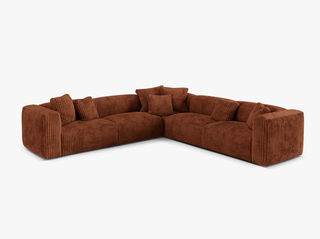 Dīvāns Martina Micadoni 316/75/316 cm Corduroy (Til52) Brick