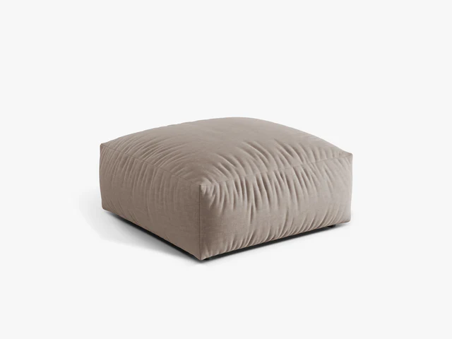 Pufs Martina Micadoni 106/44/106 cm Botruf Dark beige