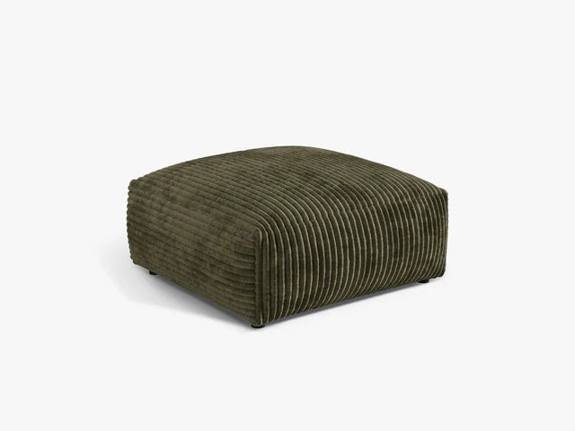 Pufs Martina Micadoni 106/44/106 cm  Corduroy (Til37)  Moss green
