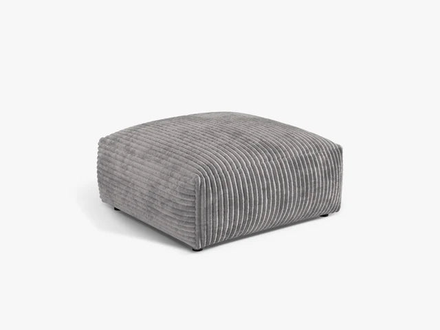 Pufs Martina Micadoni 106/44/106 cm Corduroy (Til86) Light grey