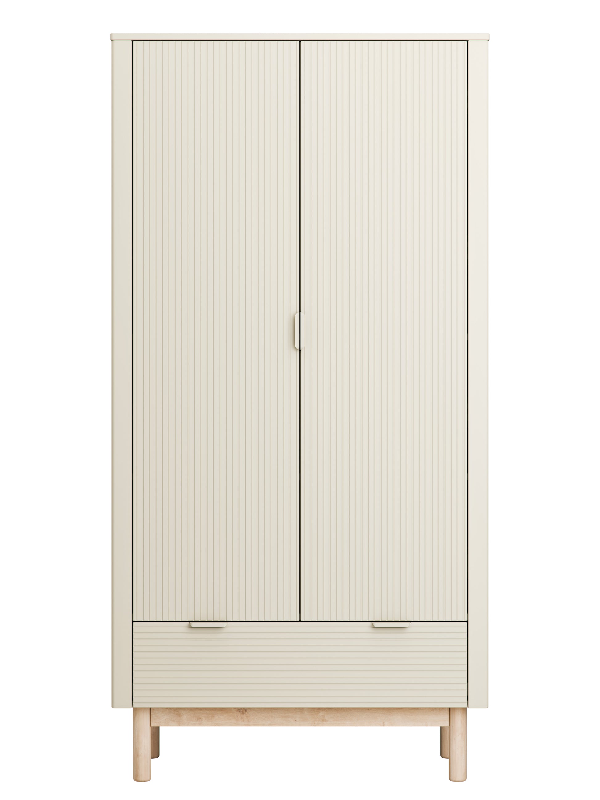 Skapis FOXY 197/100/52 cm šampanieša - N1 Home