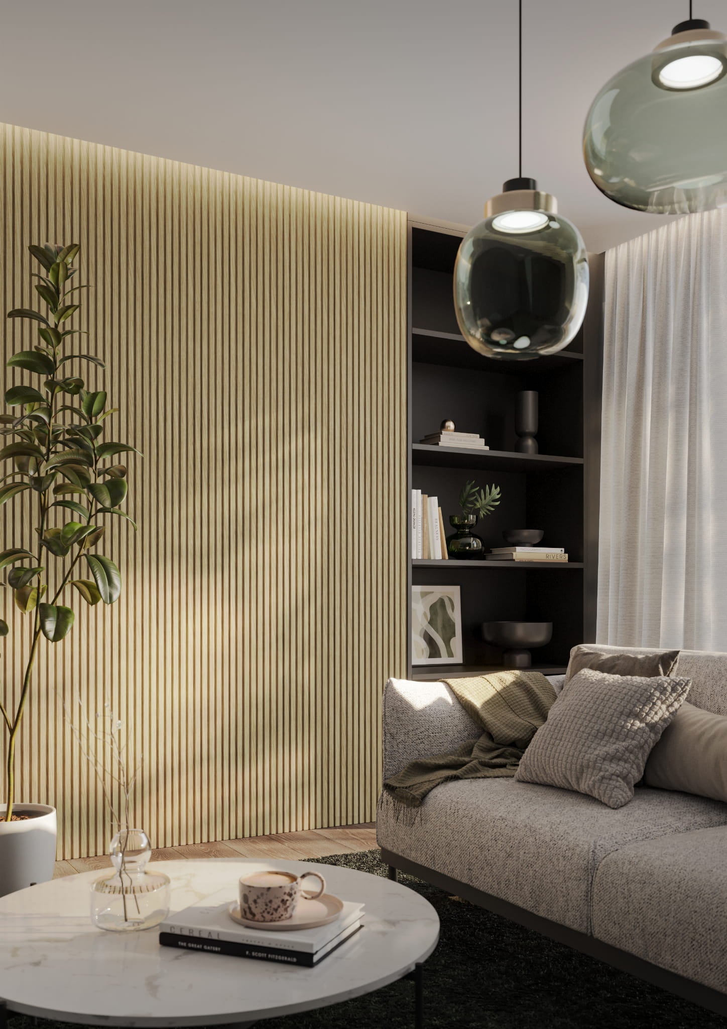 Minilameļi dekoratīvie paneļi 123x16x2750 mm eiropas ozols - N1 Home