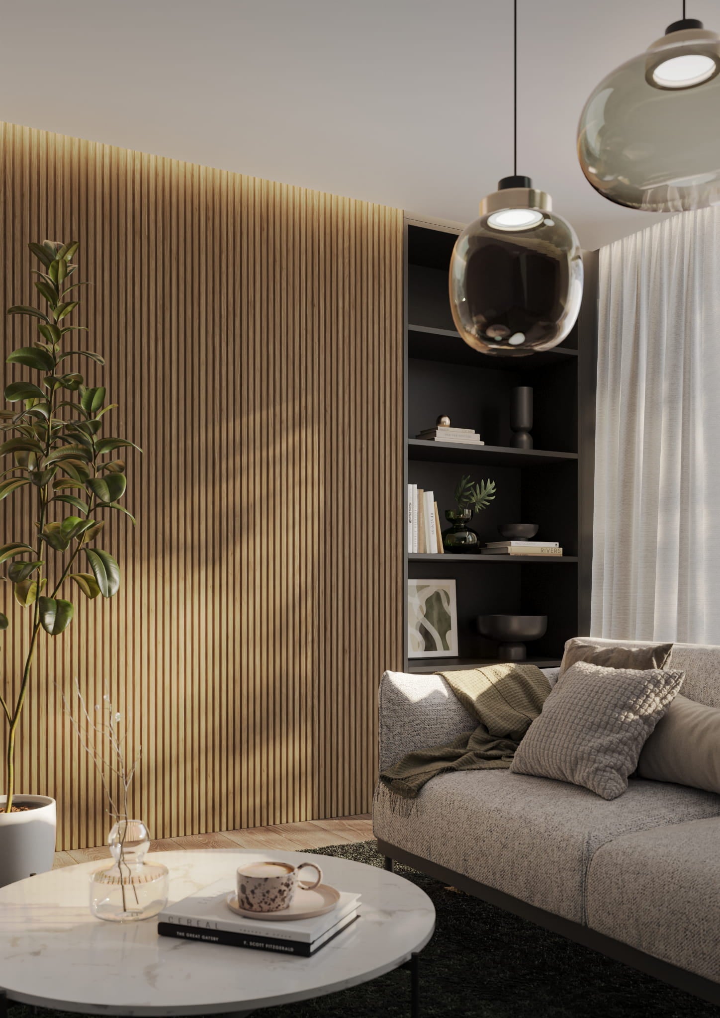 Minilameļi dekoratīvie paneļi 123x16x2750 mm dabas ozols - N1 Home