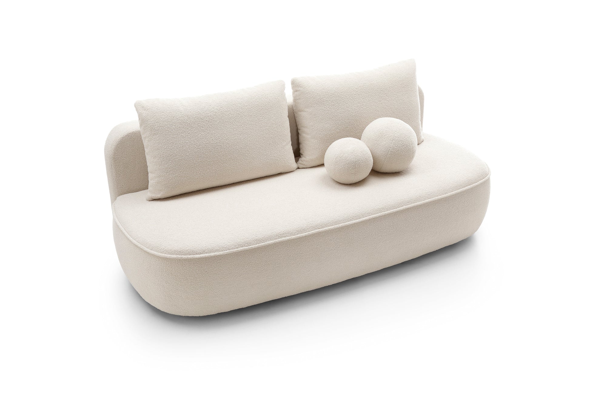 Dīvāns Mol 212/100/88 cm krēms - N1 Home