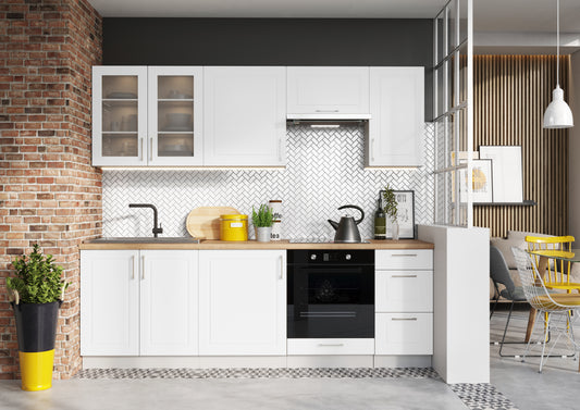 Virtuve NAPA 240 cm balts - N1 Home