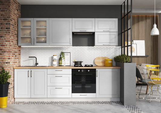 Virtuve NAPA 260 cm pelēks - N1 Home