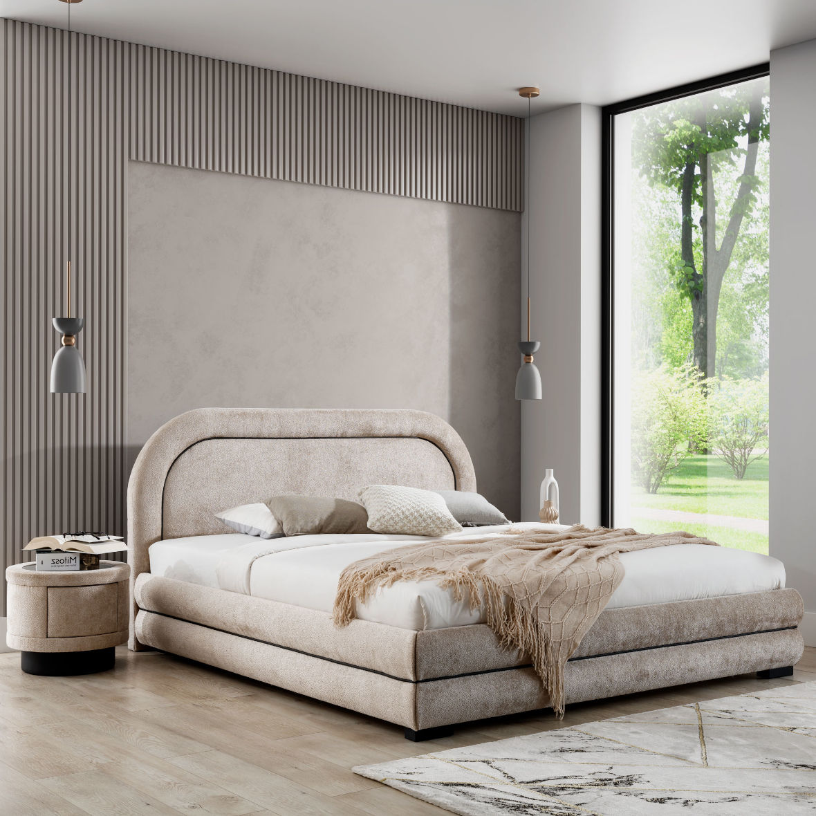 Gulta NEL 2 ar konteineru 140/160/180 x 200 cm - N1 Home