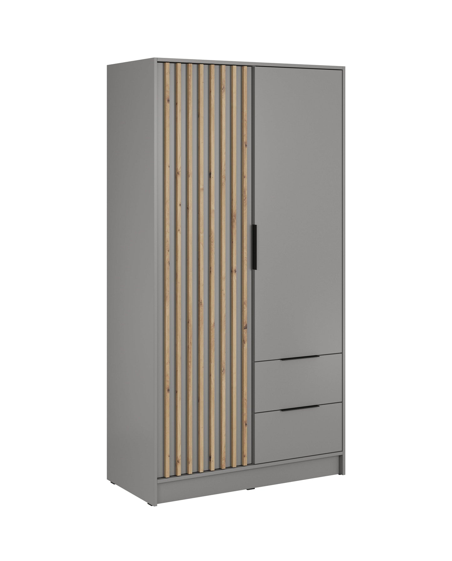 Skapis 2D NEKO 105/200/51 cm pelēks - N1 Home