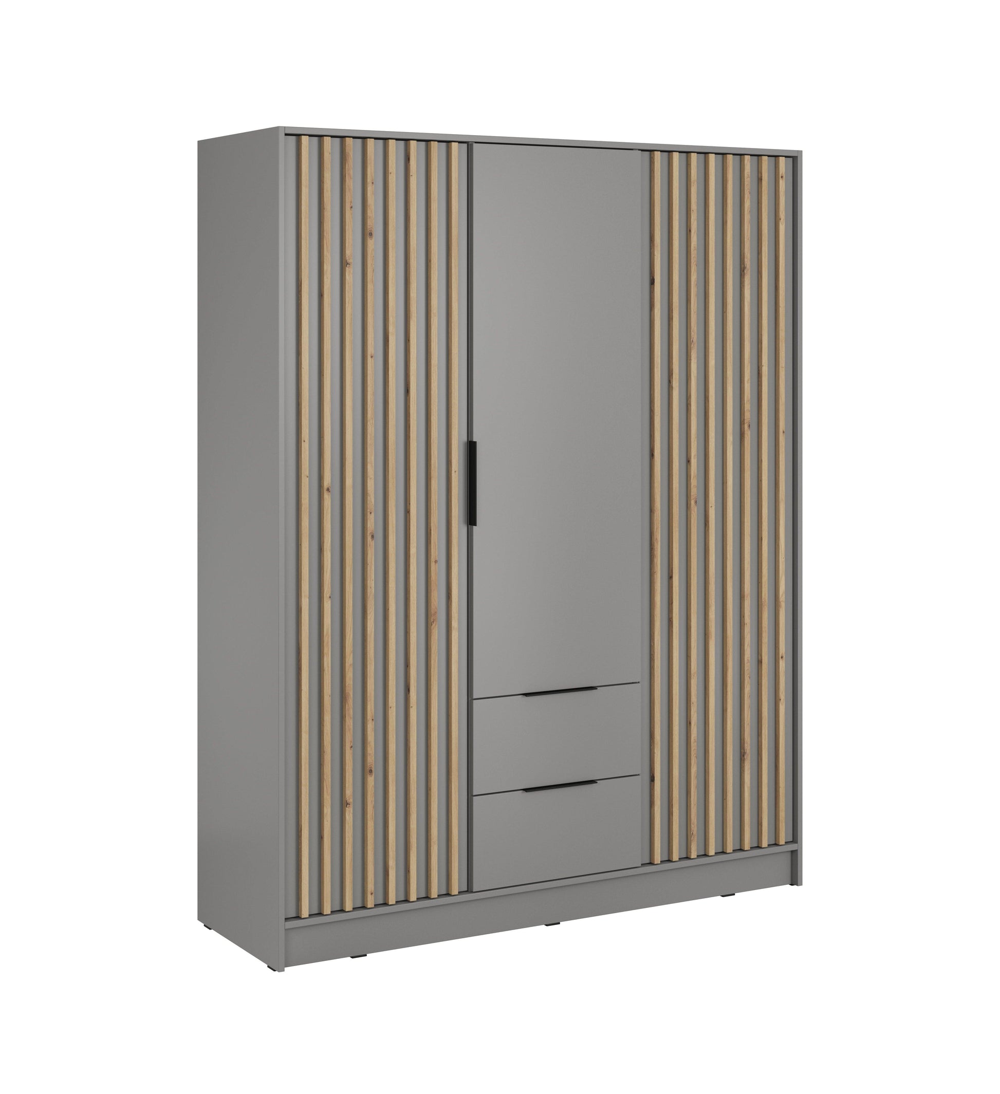 Skapis 3D NEKO 155/200/51 cm pelēks - N1 Home