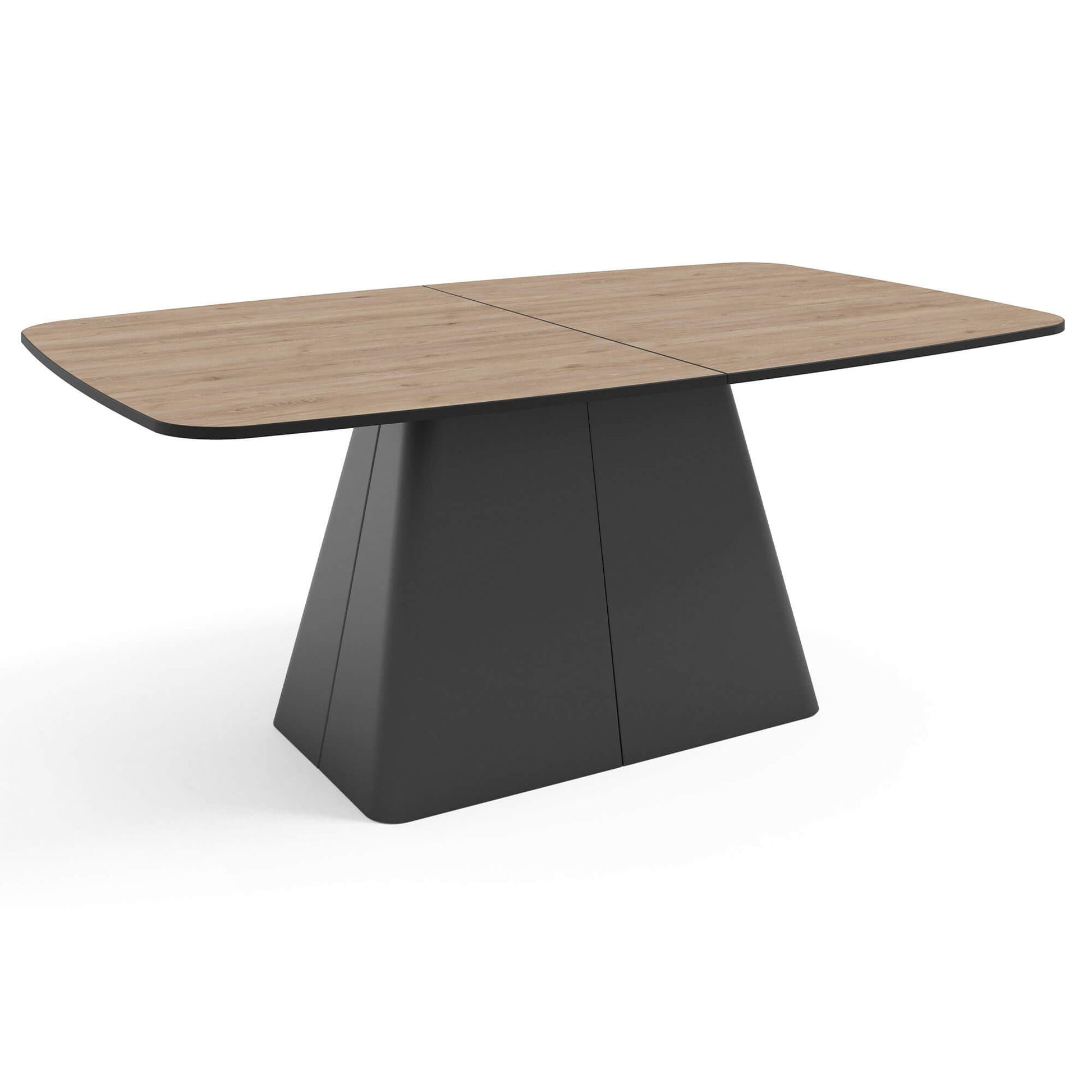 Galds Novaus 180-256/76/110 cm Truffls brūns Davos ozols - N1 Home