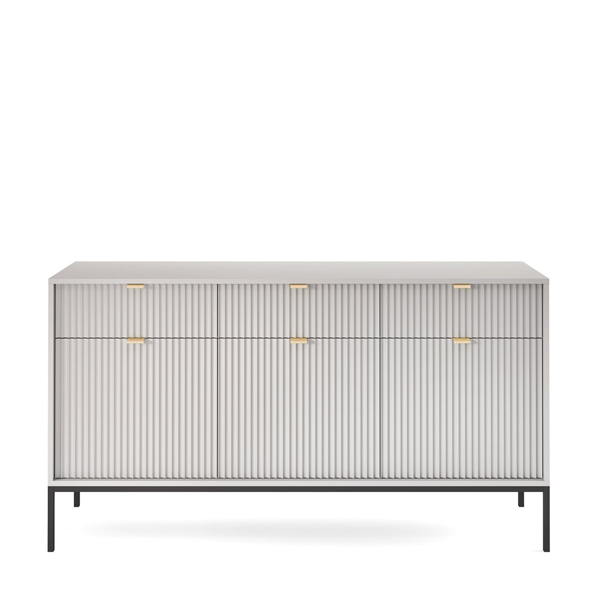 NV kumode pelēka 154x39x83 cm