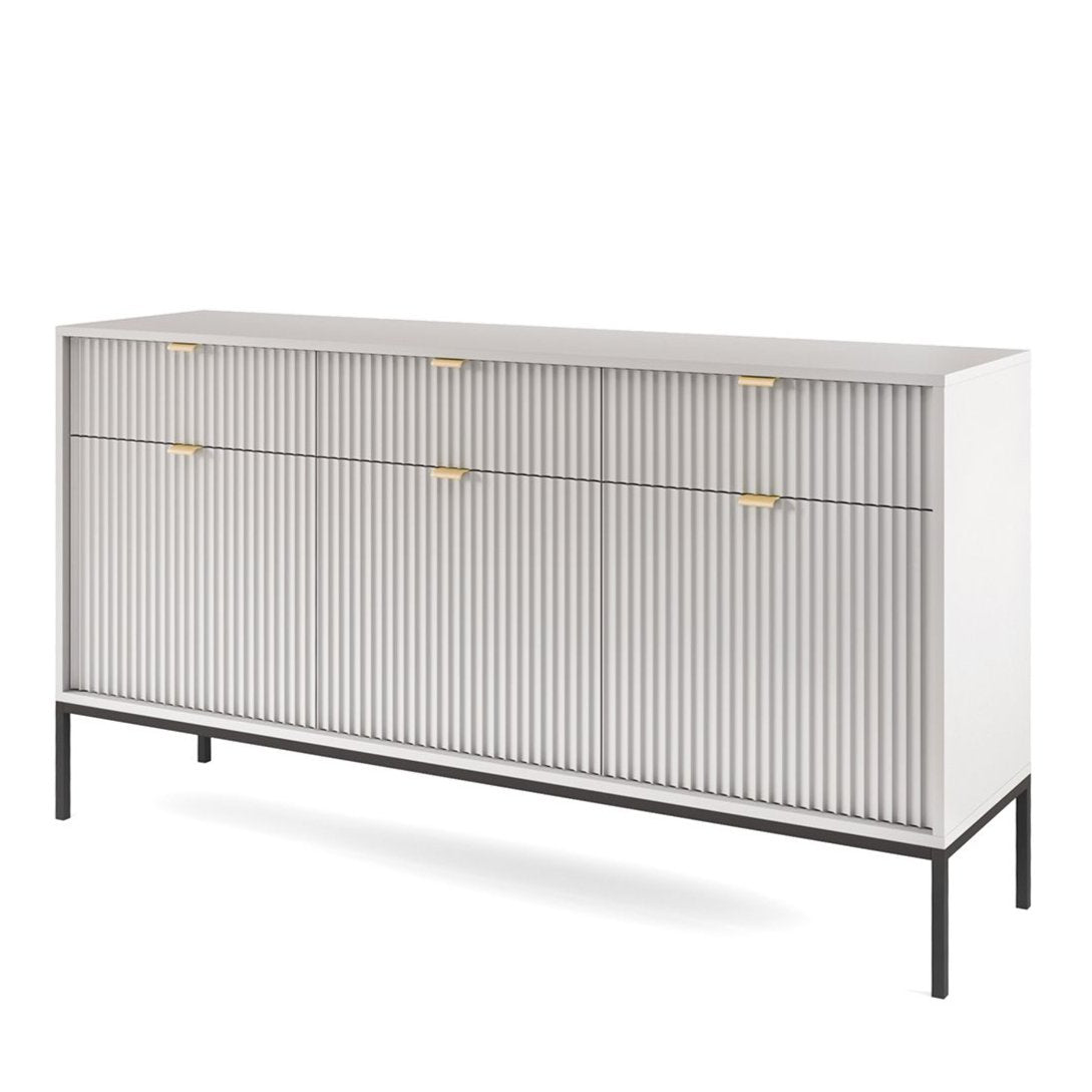 NV kumode pelēka 154x39x83 cm