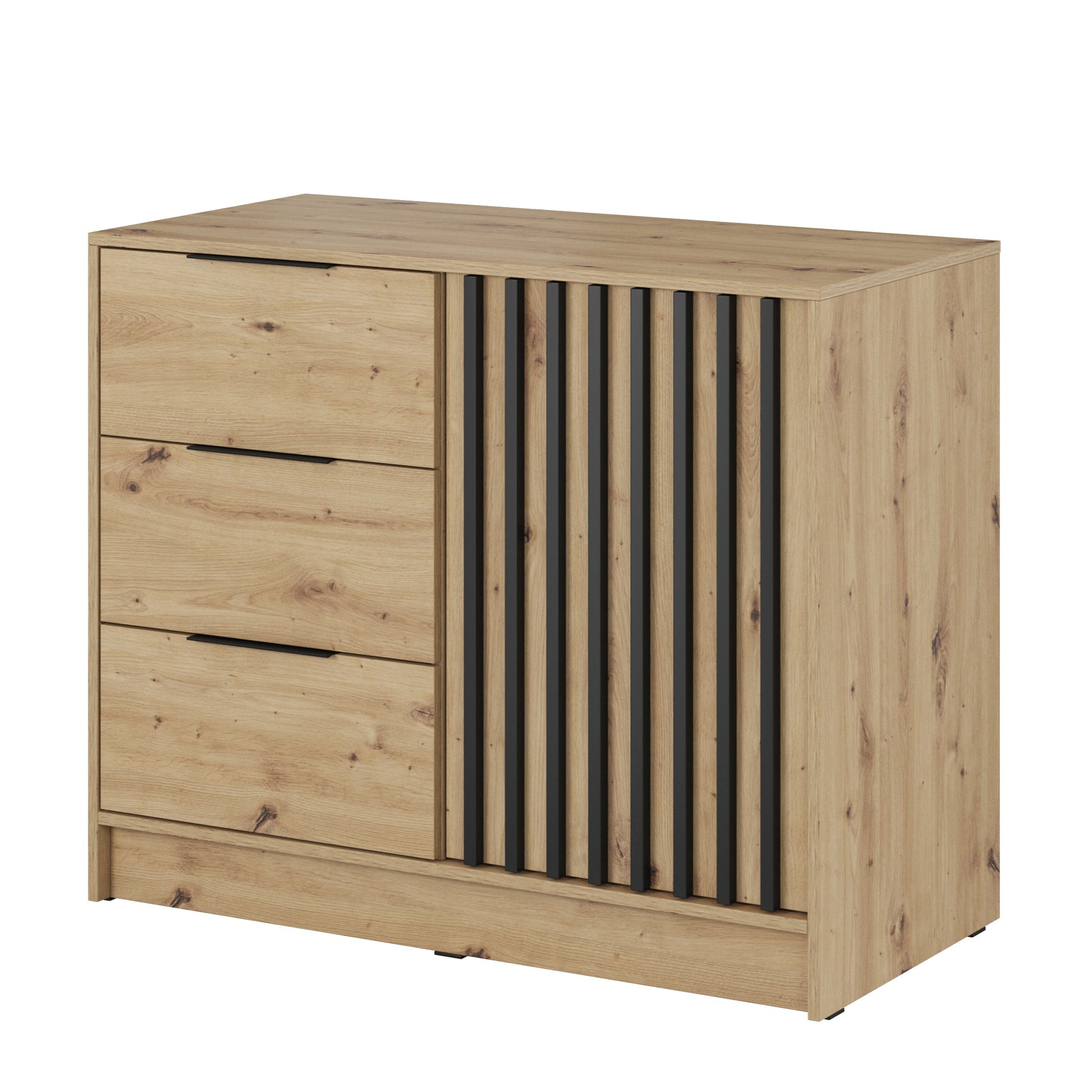 Kumode Neko 105/86/45 cm artisan ozols - N1 Home